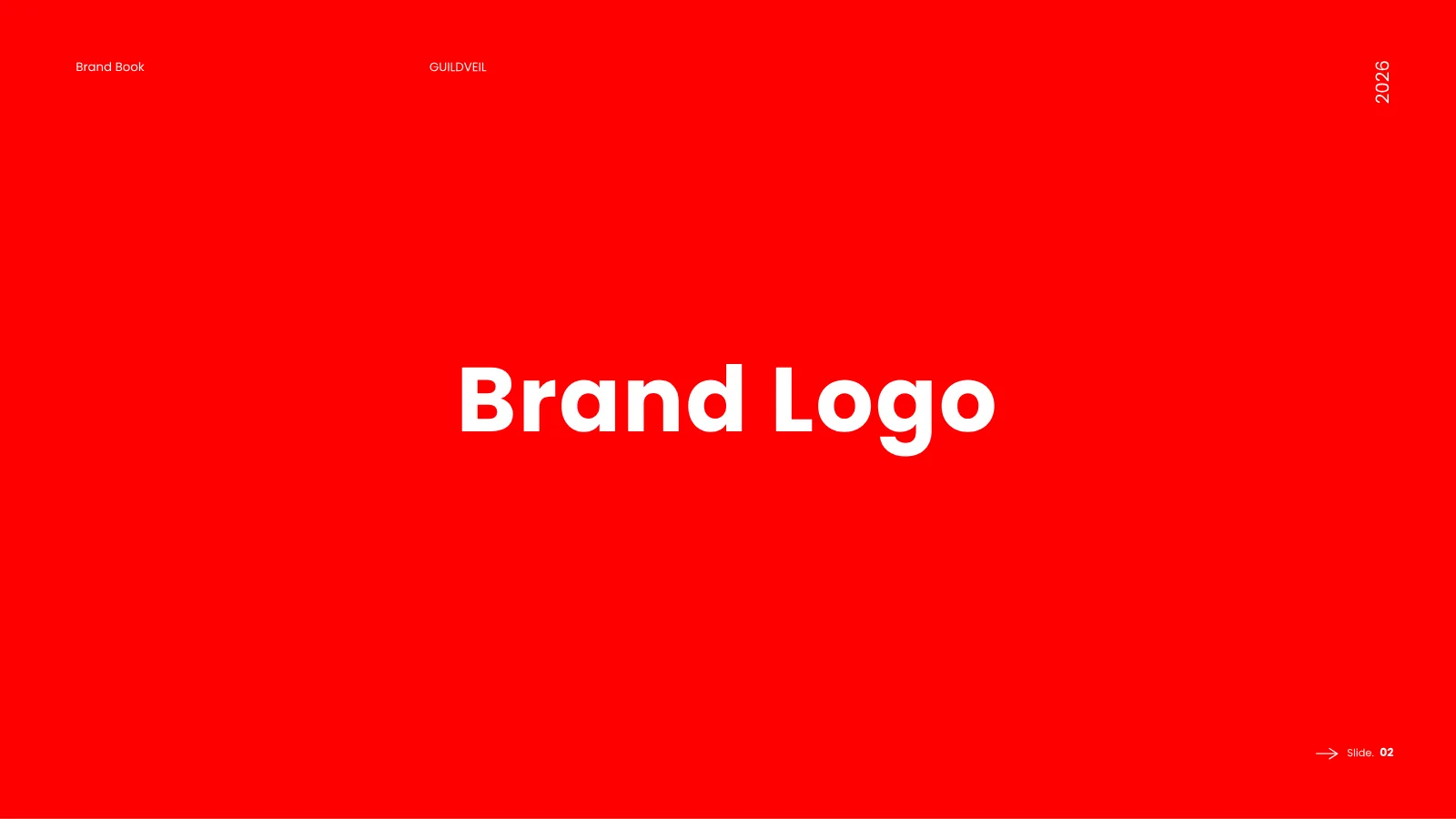 GUILDVEIL Brand Guidelines presentation, page 3 of 36