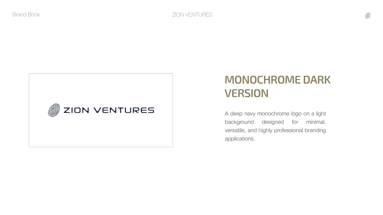 Zion Ventures Brand Guidelines presentation, page 12 of 34