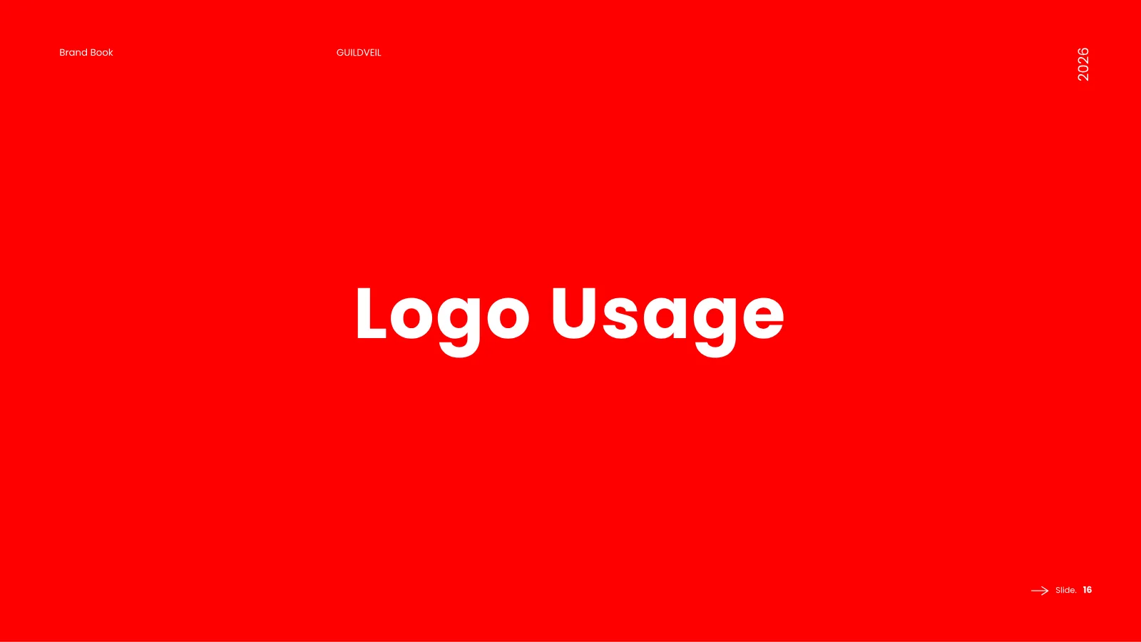 GUILDVEIL Brand Guidelines presentation, page 17 of 36