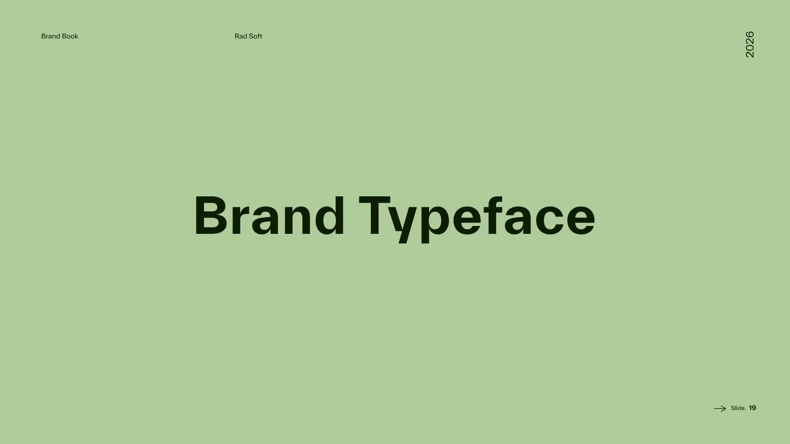 Rad Soft Brand Guidelines presentation, page 20 of 39
