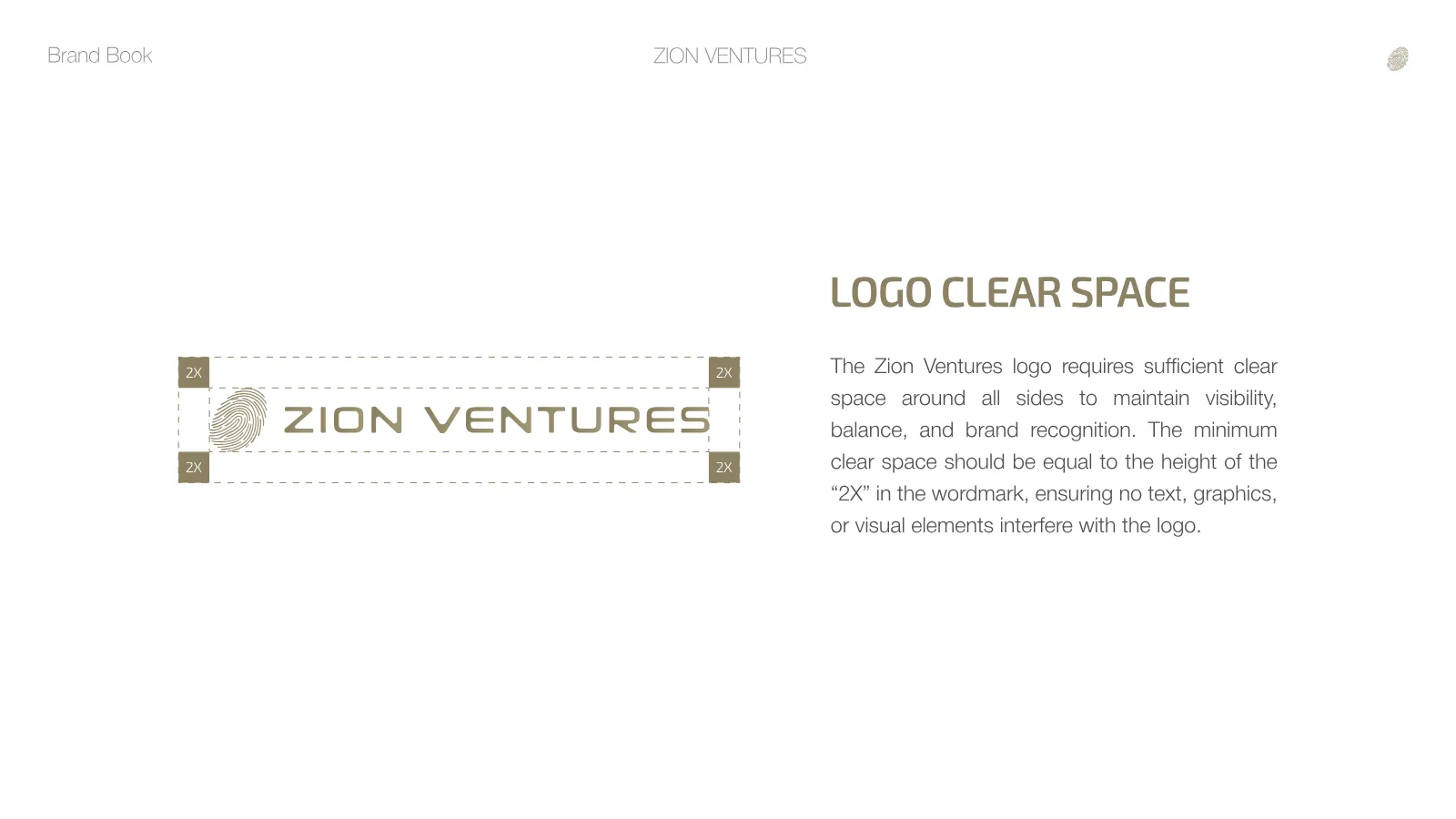 Zion Ventures Brand Guidelines presentation, page 21 of 34