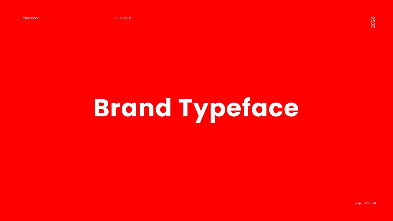GUILDVEIL Brand Guidelines presentation, page 24 of 36