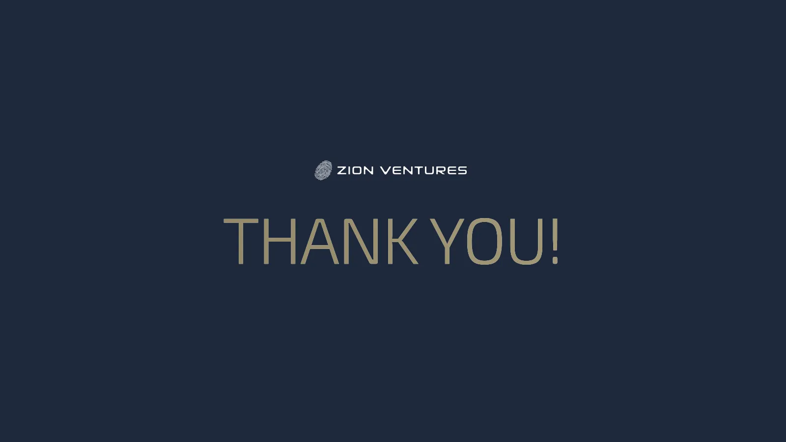Zion Ventures Brand Guidelines presentation, page 34 of 34